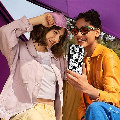 Miniatura 6 de Lupct Funda de teléfono resistente para iPhone XXS de 5.8 pulgadas para niños y niñas, bonita caricatura, dura, triple capa, militar, cubierta de