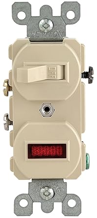 Leviton 105-5226-ISP Lighted Pilot Switch