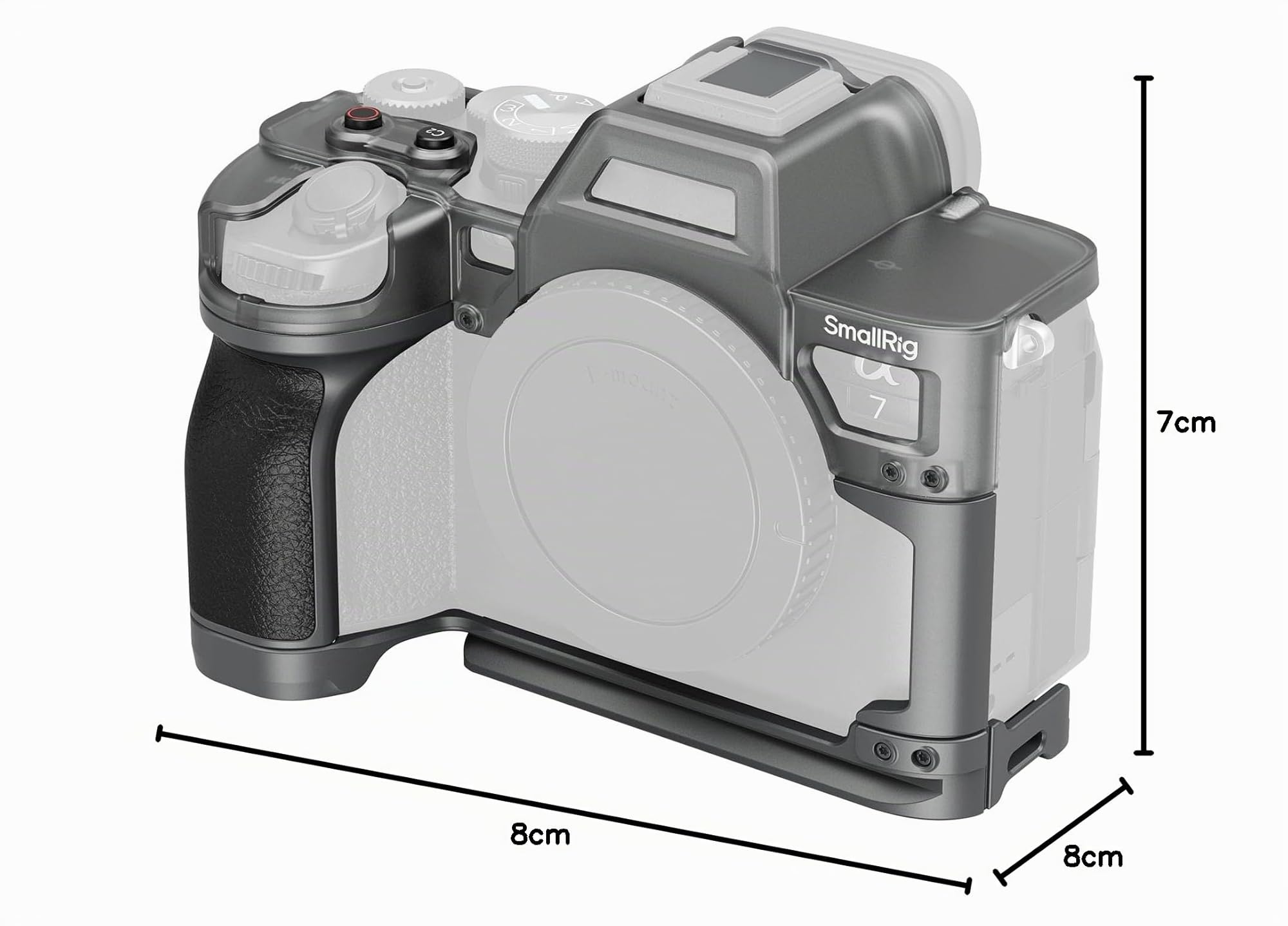 SmallRig Arca-Swiss 4798 Étui hybride modulable pour appareil photo Sony Alpha 7 IV avec poignée ergonomique et plaque intégrée