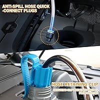 Vista 7 de MILADO 12V 100W Oil Change Extractor Pump, Electric Engine Oil Transfer Pump for Engine/Transmission/Gear Oil with Portable Case (Engine Oil Pump-N)