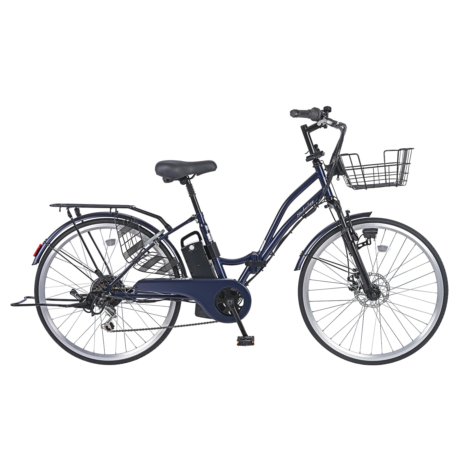 Amazon.co.jp: 21Technology 電動アシスト自転車 ノーパンクタイヤ 26