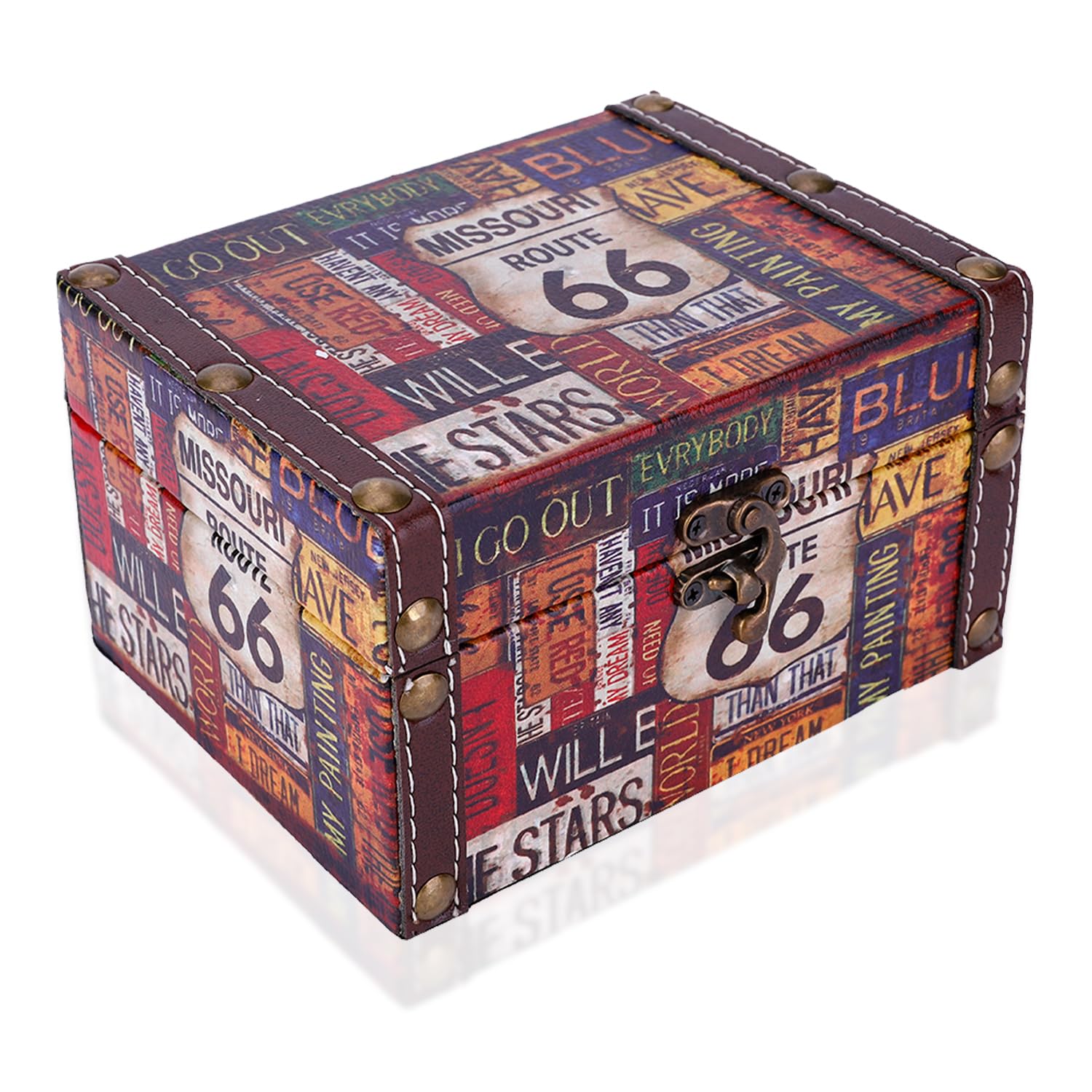 Vintage Holzkiste Mit Zahlenschloss - Schmuckschachtel Für Ringe & Ohrringe