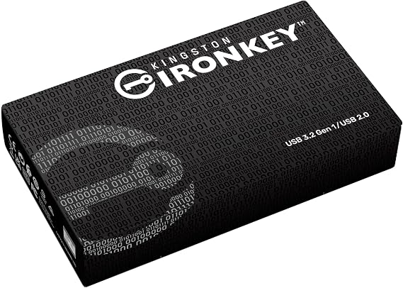 Kingston IronKey D500S hardware-encrypted USB flash drive 128GB FIPS 140-3 Lvl 3 (Pending) AES-256 - IKD300S/128GB