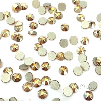 144 Crystal Metallic Sunshine Gold Swarovski SS20 5mm Flatback No-Hotfix