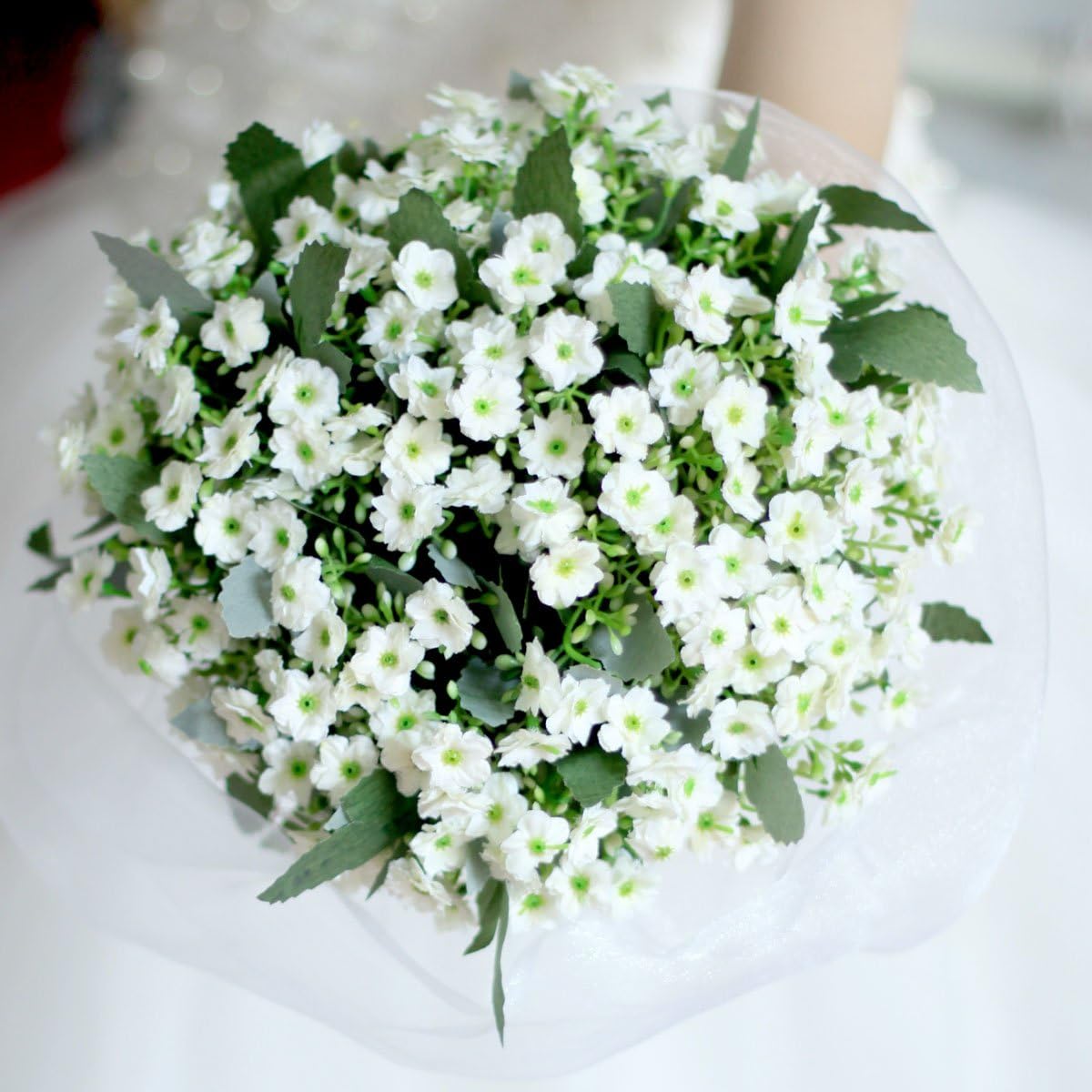 Wedding Bride Flower Bouquet Holding Flowers
