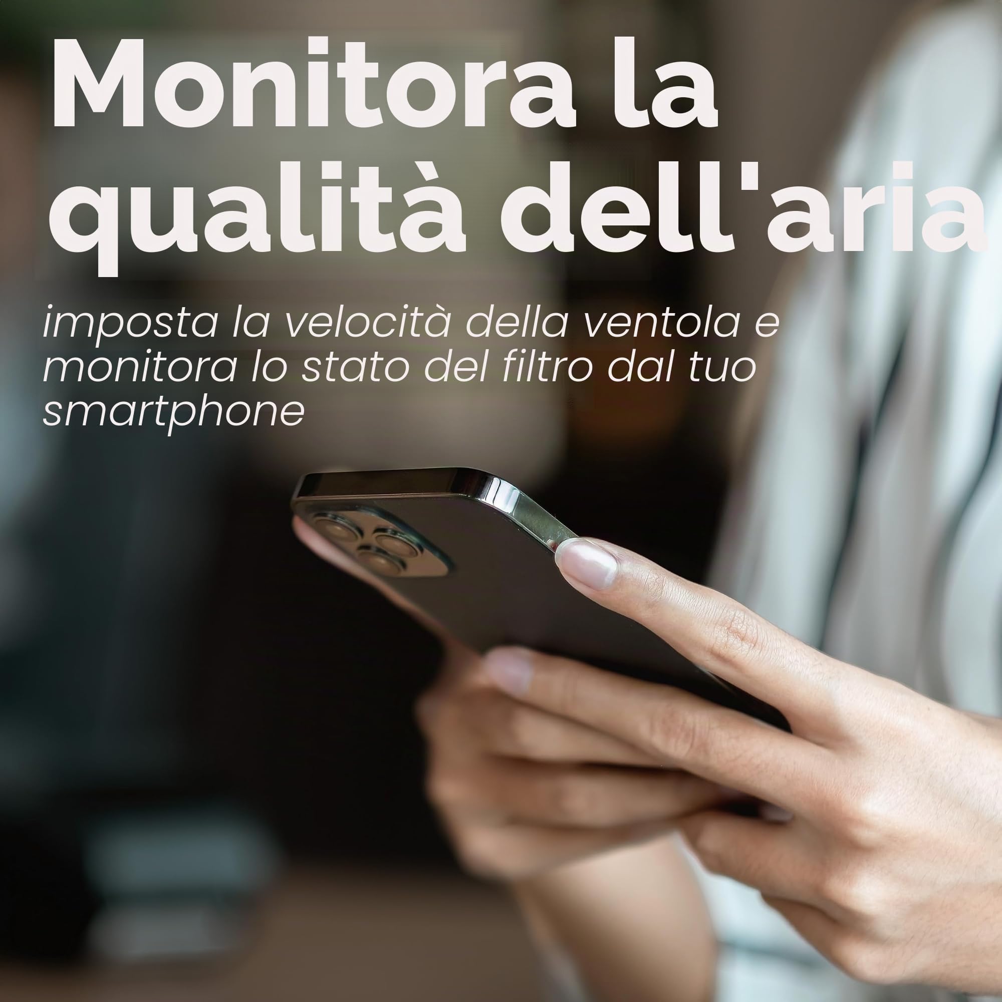 IQAir HealthPro 250 Purificatore d'aria per persone allergiche, filtro dell'aria medico HyperHEPA contro polveri sottili, fumo, virus, odori, purificatore d'aria per ambienti grandi, 100 m², filtro ai
