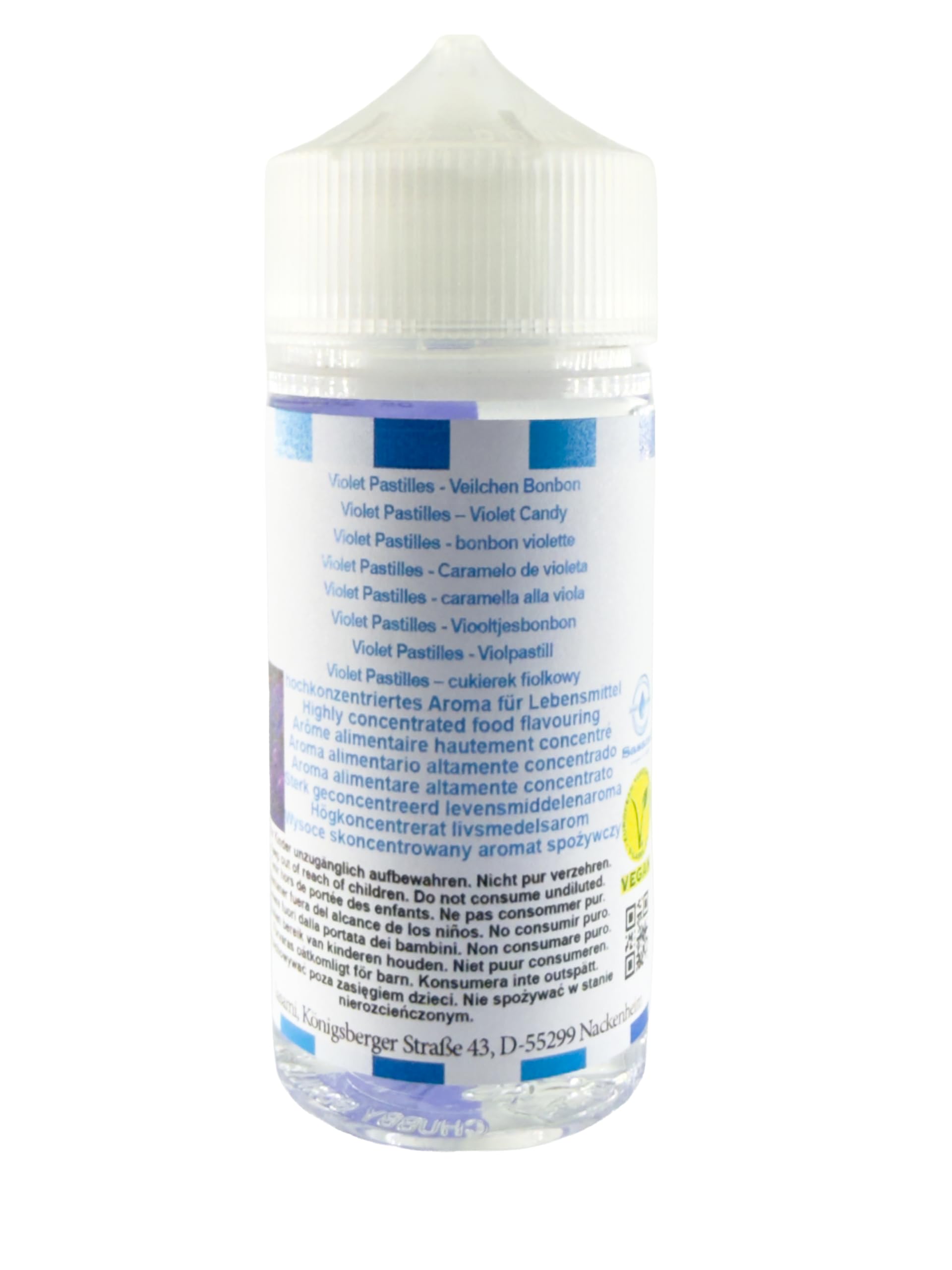 Violet Pastilles - Veilchen Bonbon Aroma Konzentrat - Vegan - Sasami - 100ml