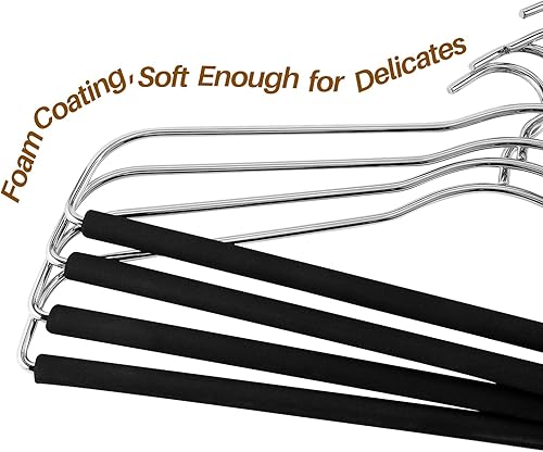 Miniatura 5 de Perchas extra anchas para cortinas y mantas, resistentes que ahorran espacio con tubo antideslizante, ideales para edredones, sacos de dormir,