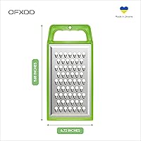 Vista 7 de Rallador de queso de plástico de mano - Paquete de 2 - Rallador de herramientas de alimentos para acampar - Rallador manual de cocina para queso