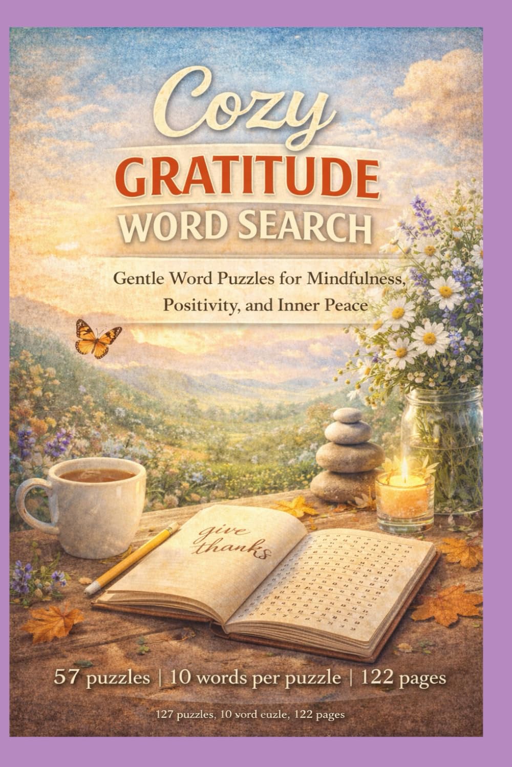 Cozy Gratitude Word Search: Gentle Word Puzzles for Mindfulness, Positivity, and Inner Peace
