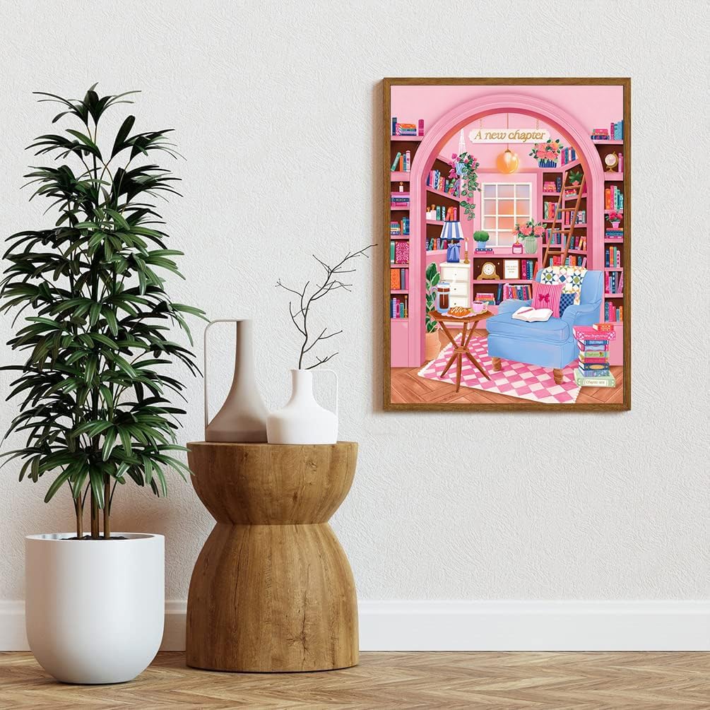 pink room Diamond Art Kits for Adult Diamond Painting Kit for Beginner image 5
