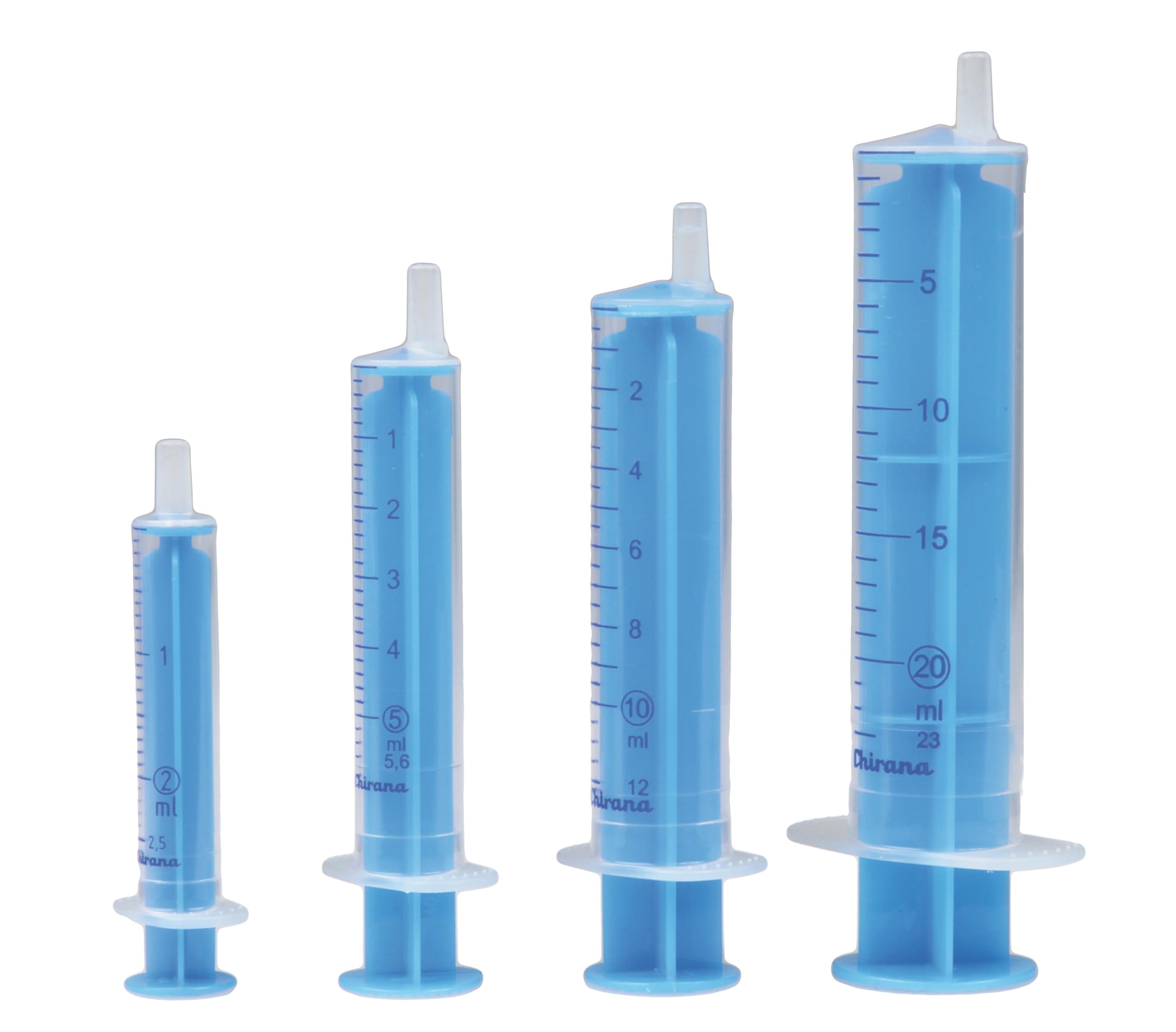 Lot de 100 seringues stériles à usage unique Piston bleu 5 ml