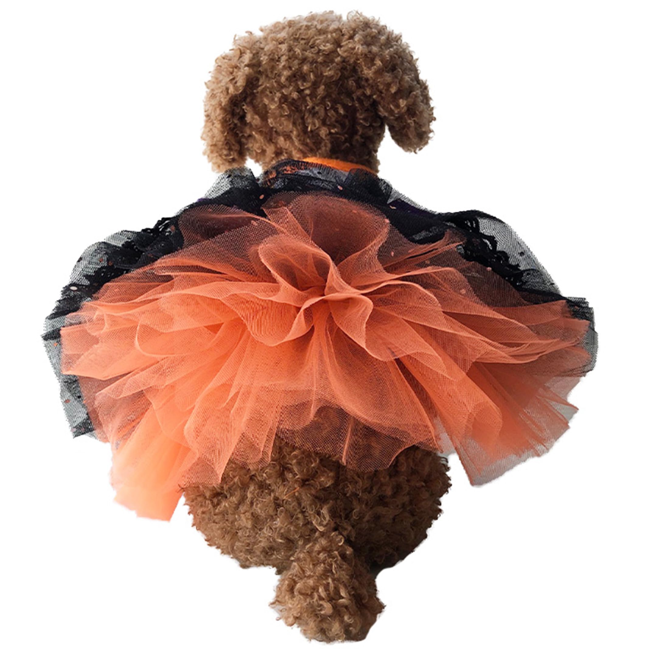 ♥︎︎Rossher♡♡♥︎︎ ハンドメイド犬服 ハロウィン チュールワンピース Amazon | リアル 犬服 ハロウィン 小型犬 ハロウィーン コスチューム