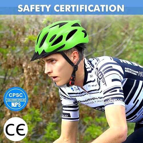 Miniatura 2 de Zacro Casco de bicicleta para niños, niños y niñas, para niños y niñas, para edades de 5-88-14 años, ajuste de dial y visera desmontable, casco de