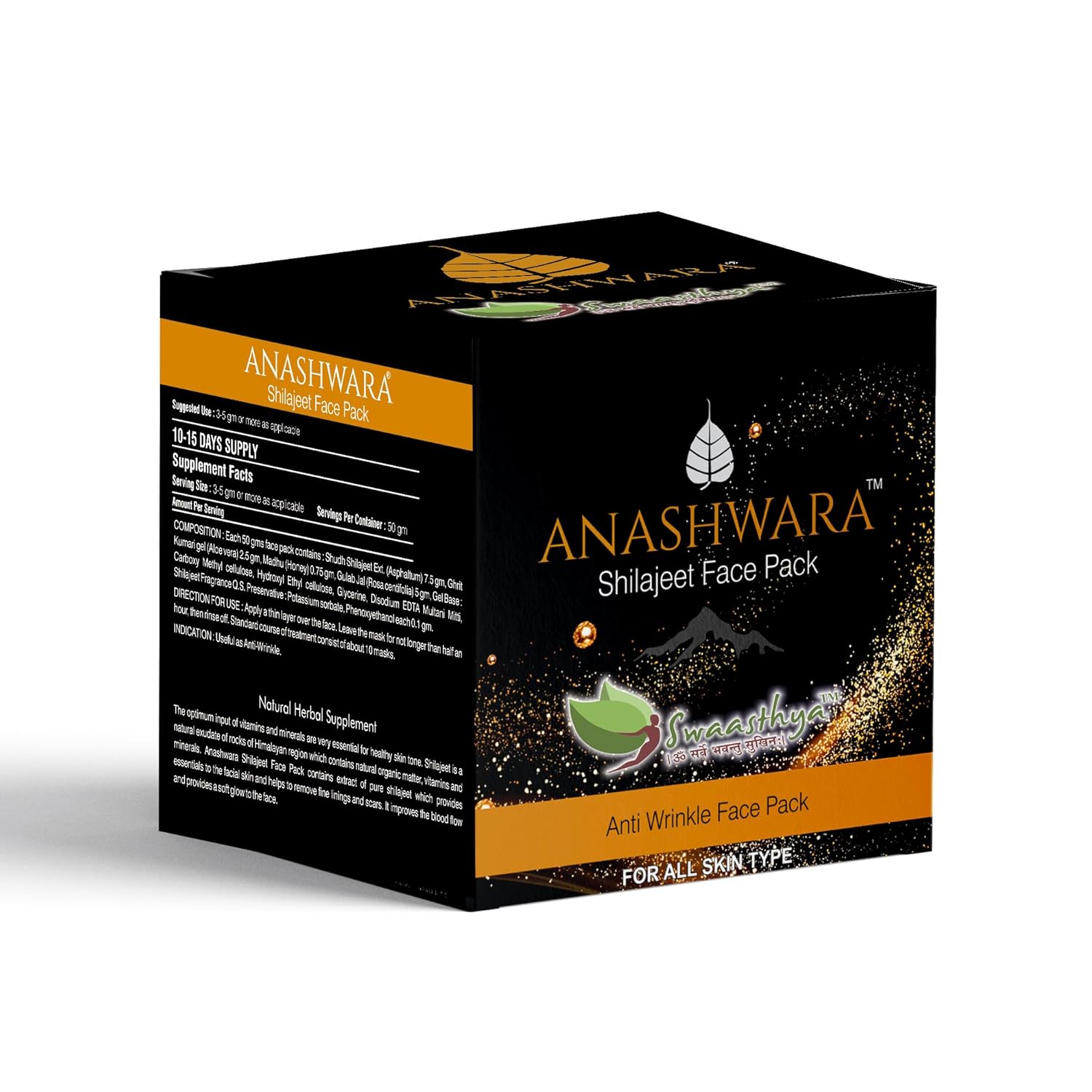 Swaasthya™ Shilajeet Face Pack