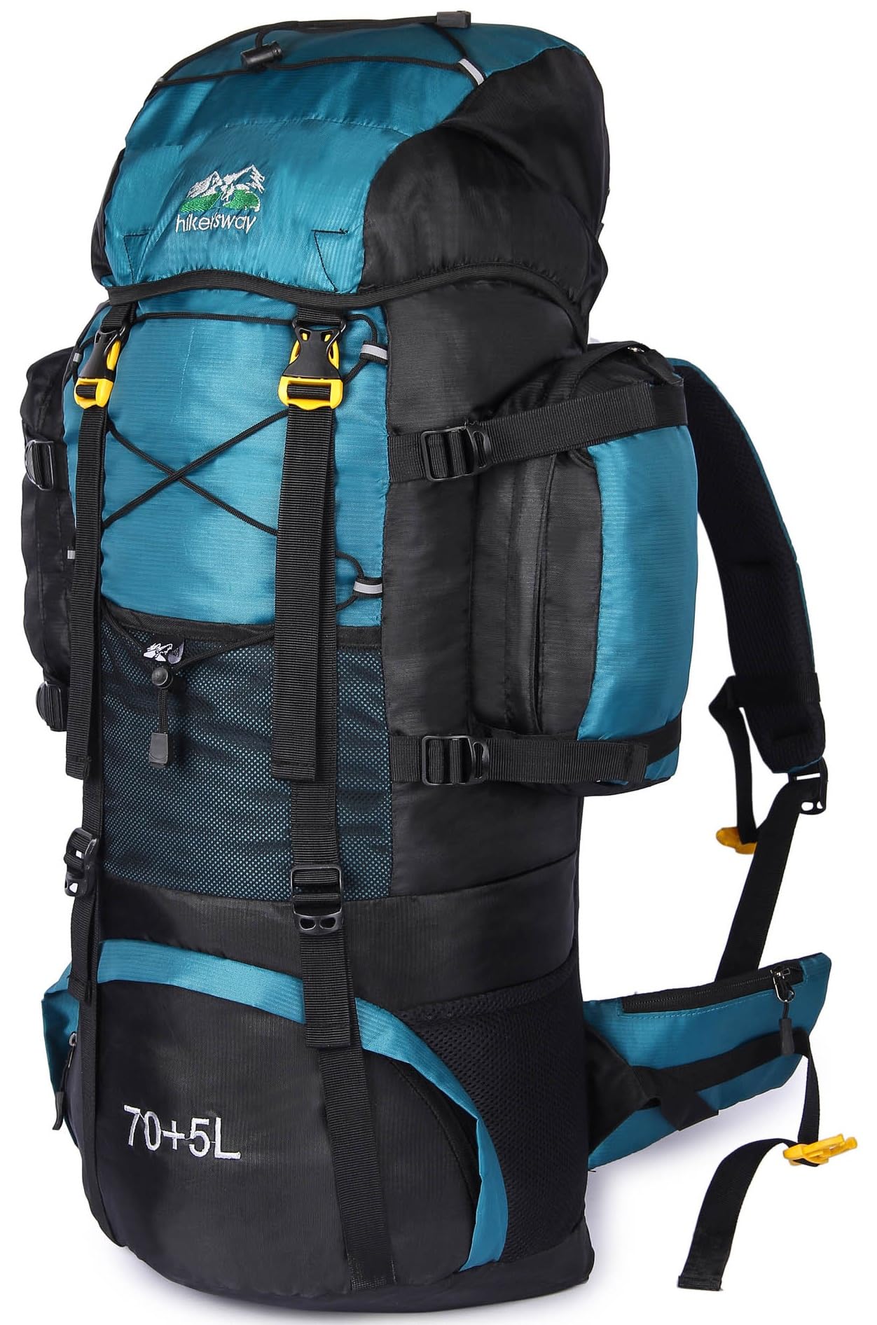hiker's way 70+5 Ltrs Rucksack bags Travelling bags for men trekking backpacks-picture-23
