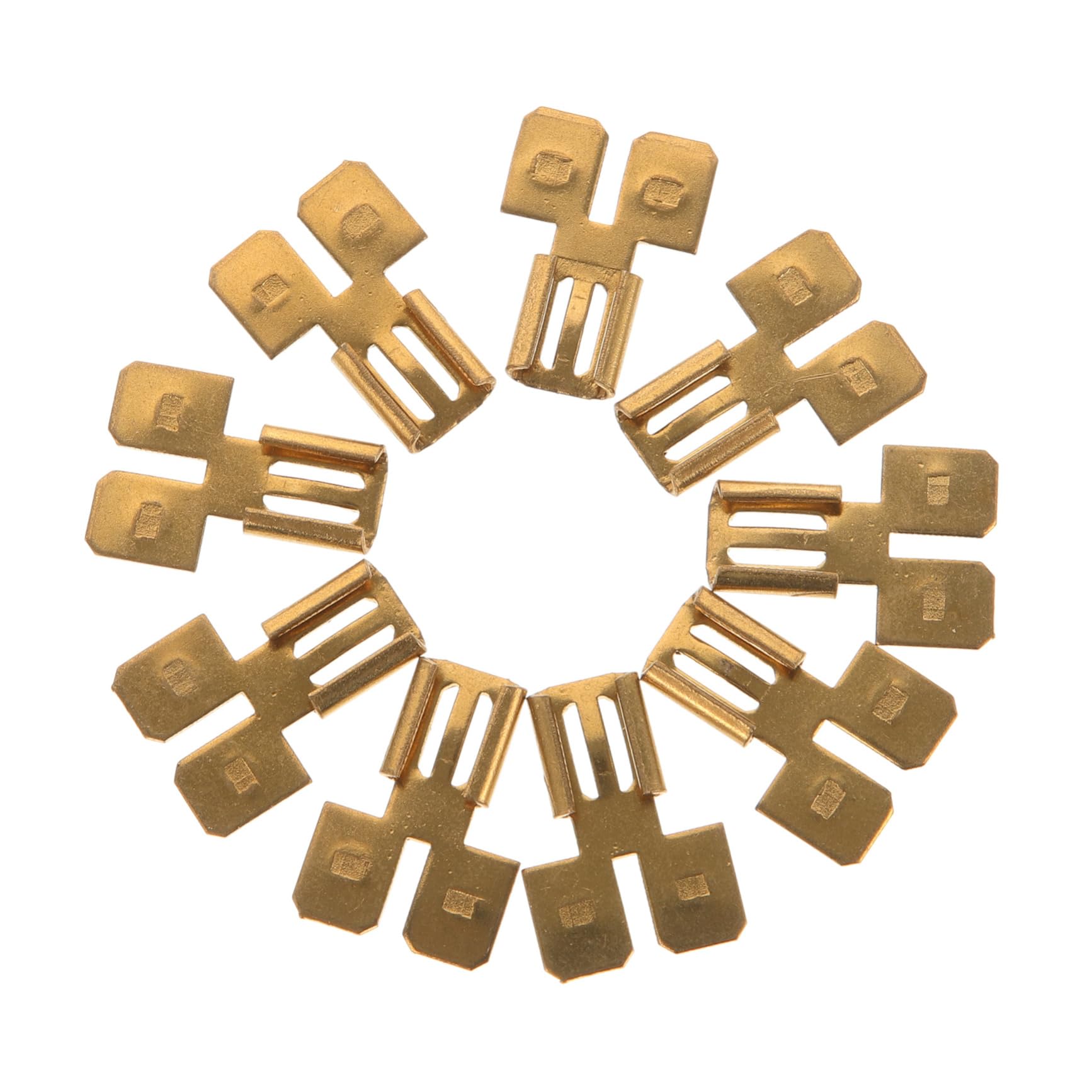 NAMOARLY 8pcs Wire Connectors Metal Wire Connectors Spade Terminal Connectors Automotive Wire Connectors