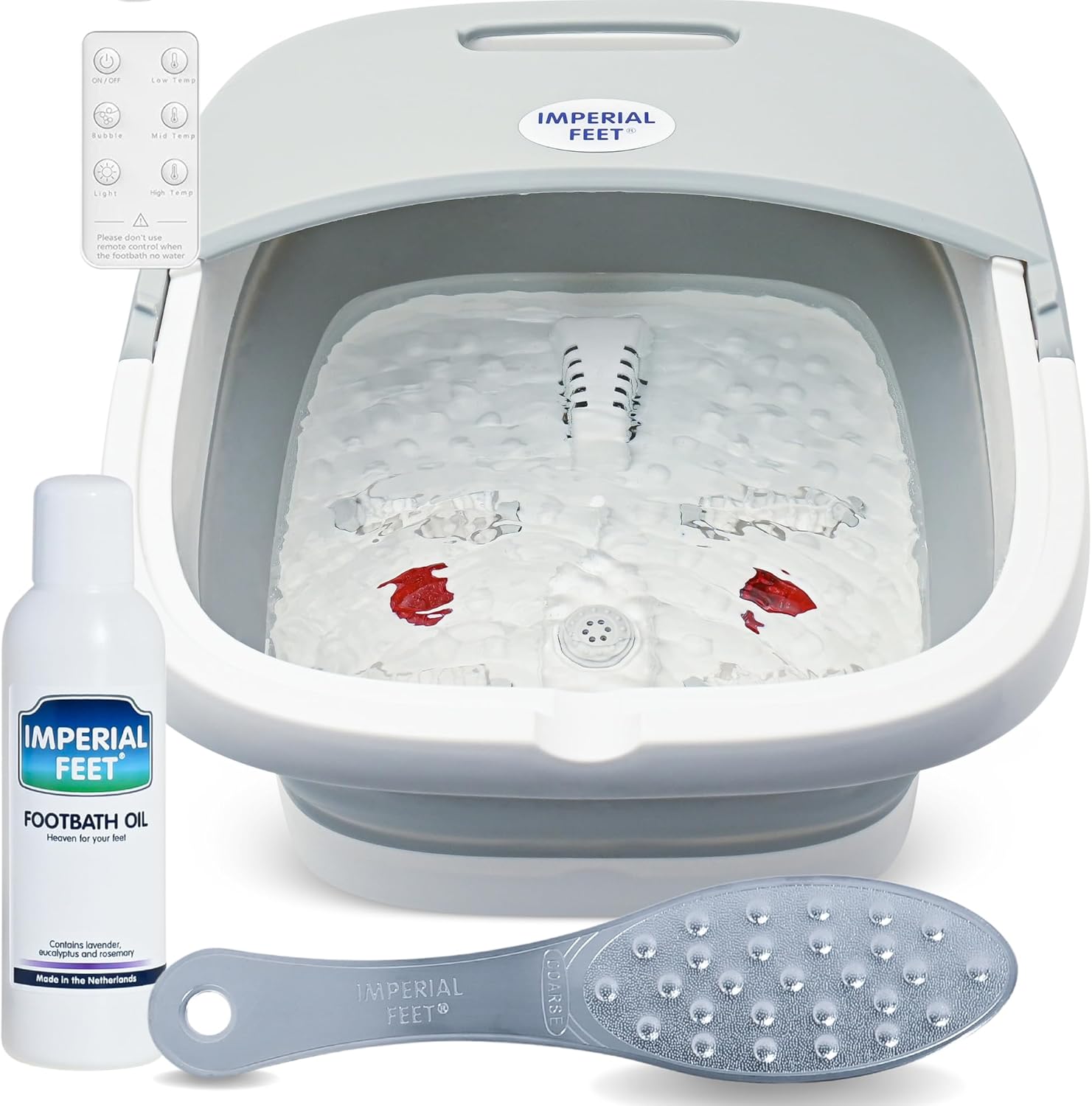 Collapsible 3IN1 At Home Pedicure Foot Spa Kit with