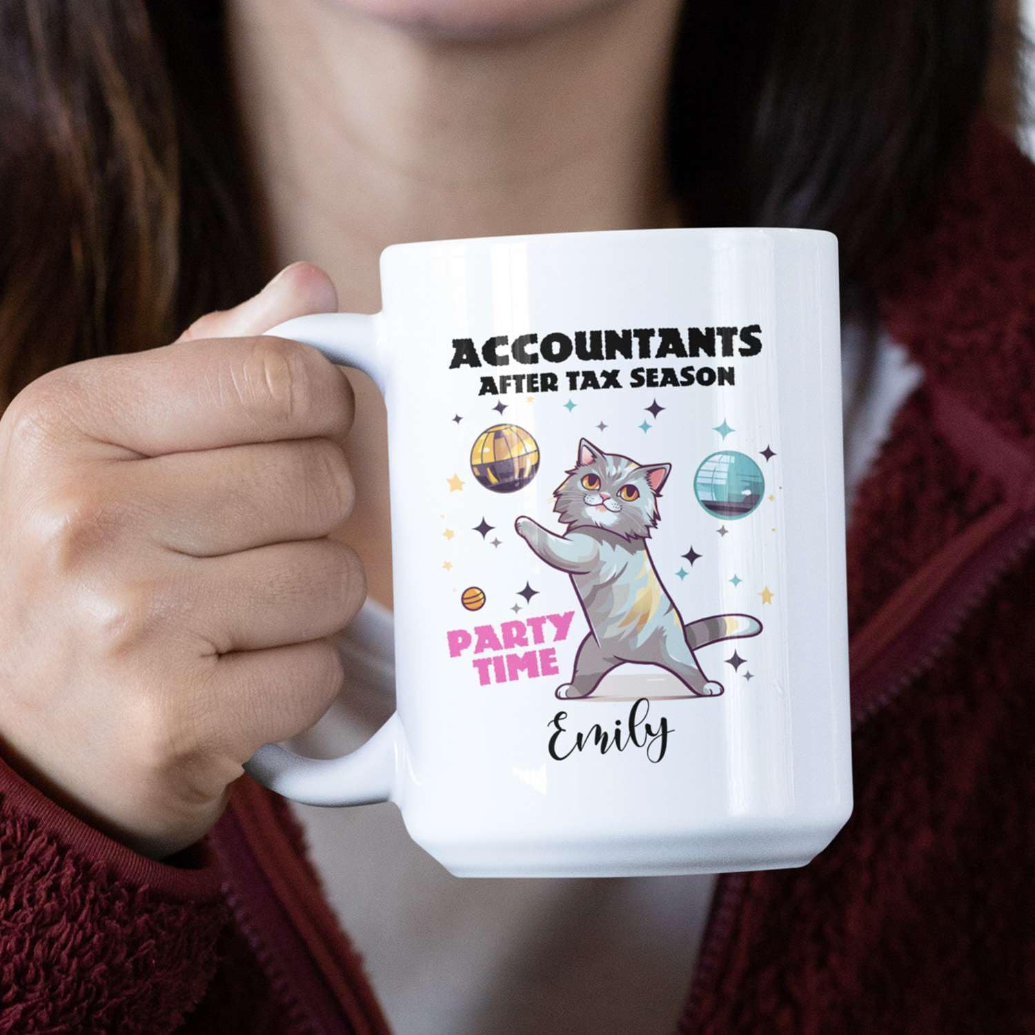 Amazon.com: Funny Animal Mugs Gift For Accountant, Personalized Name  Accountant After Tax Season Coffee Cups, Customized Accountant Humor Gifts,  Unique Cat Coffee Cups For Accounting Professionals : Home & Kitchen