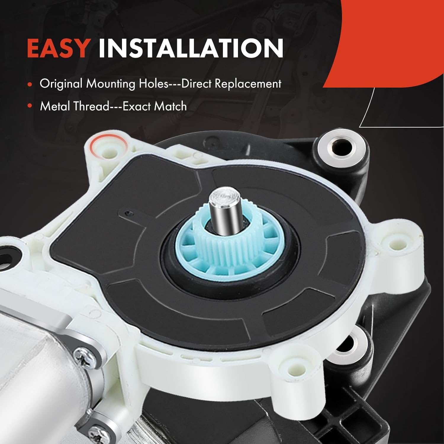 A-Premium Front Right Power Window Lift Motor Compatible with Dodge Challenger 2008-2017, Passenger Side, Replace# 68043882AA