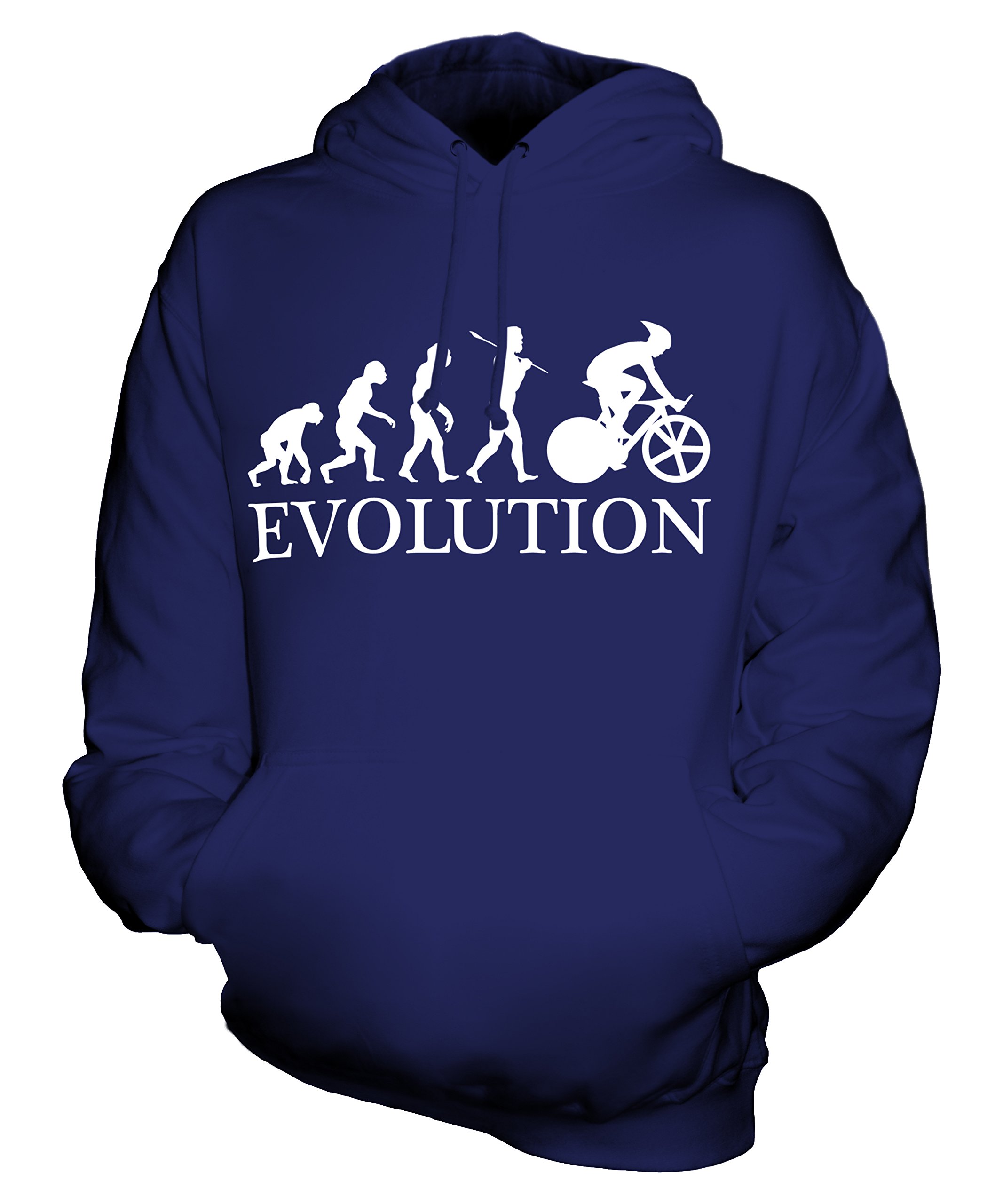 Sweat pull à capuche cyclisme sur route évolution bleu marine 3XL - 2