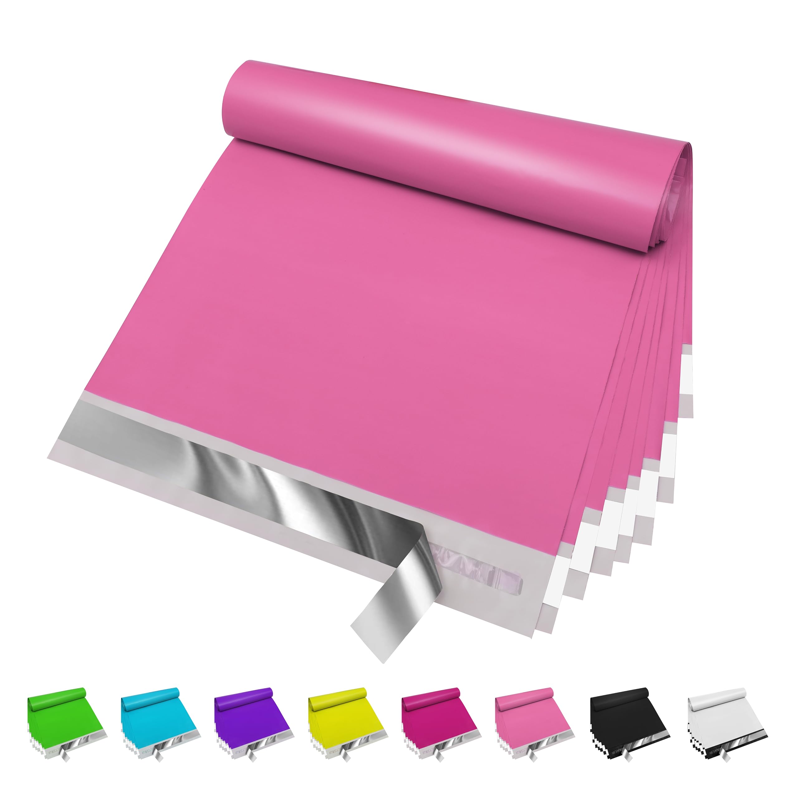 JinRuiKJ Poly Mailers 6x9 Inch 100 Pcs, Strong Adhesive Shipping Bags for Clothing, Durable Thick Mailing Envelopes with Self Seal, Packaging Bags for