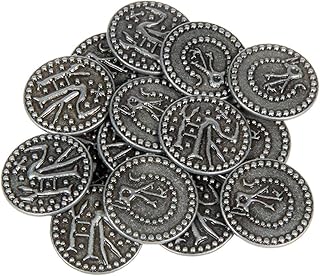 Anglo-Saxon Themed Gaming Coins - Small 20mm 15-Pack, Novelty Fantasy Replica Coins