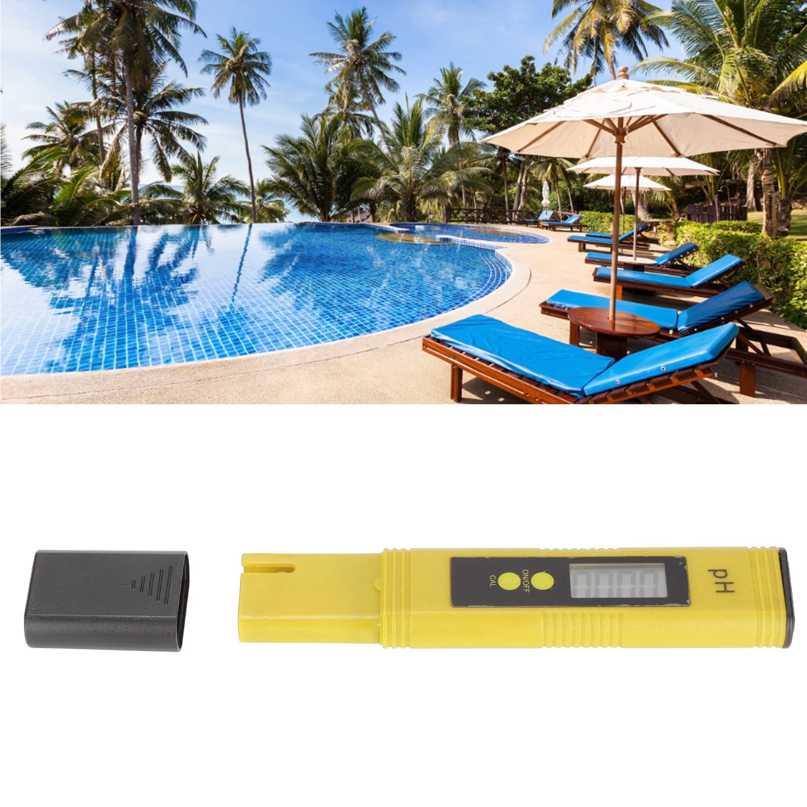 Testeur De PH Numérique Type Stylo – Haute Précision ±0,01, Calibration Automatique | Pour Aquarium, Piscine, Eau Potable, Kombucha