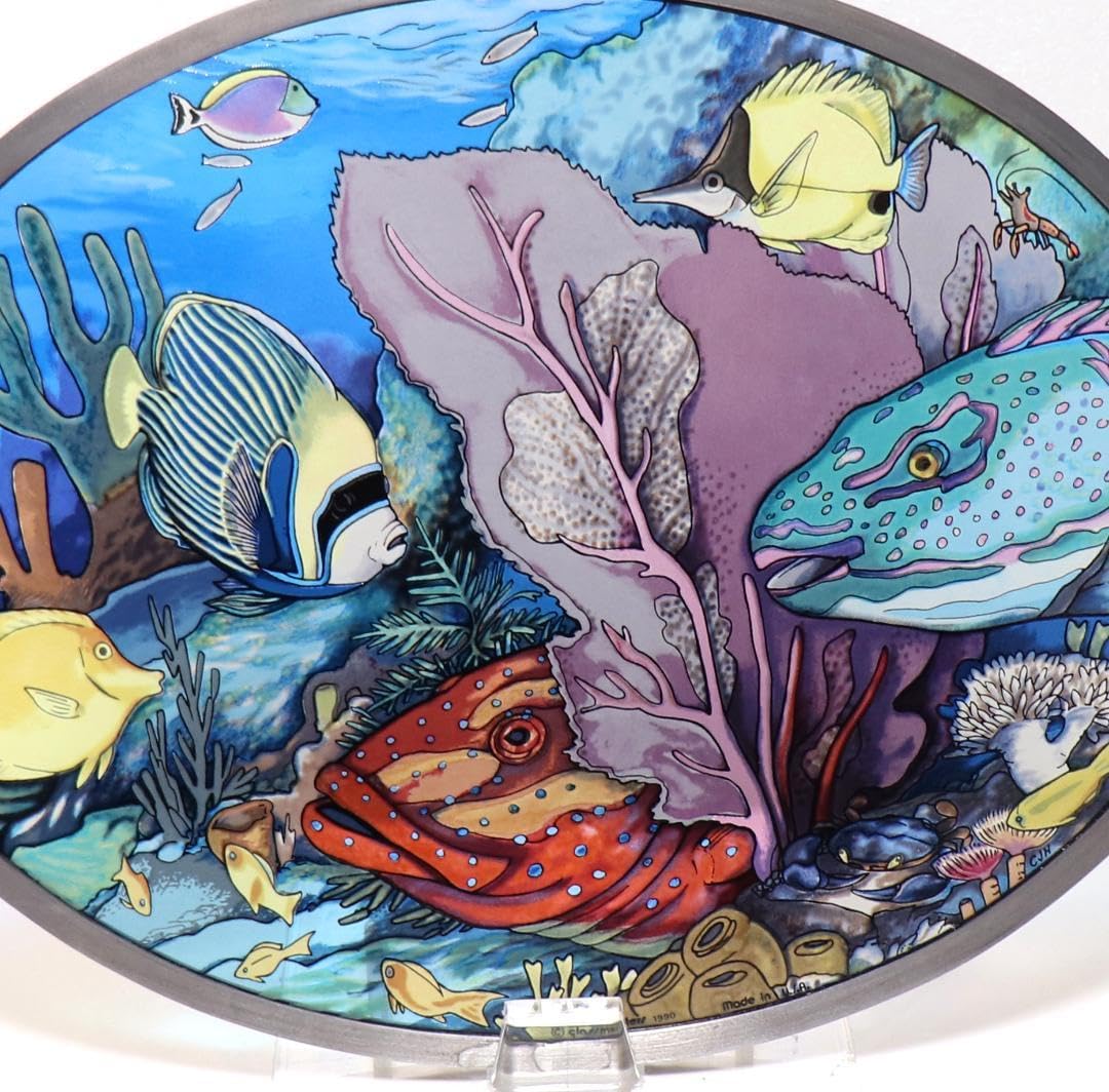 新品 海と熱帯魚 ヴィンテージ ステンドグラス 箱付き フィッシュ オーシャン 新品 海と熱帯魚 ヴィンテージ ステンドグラス 箱付き フィッシュ