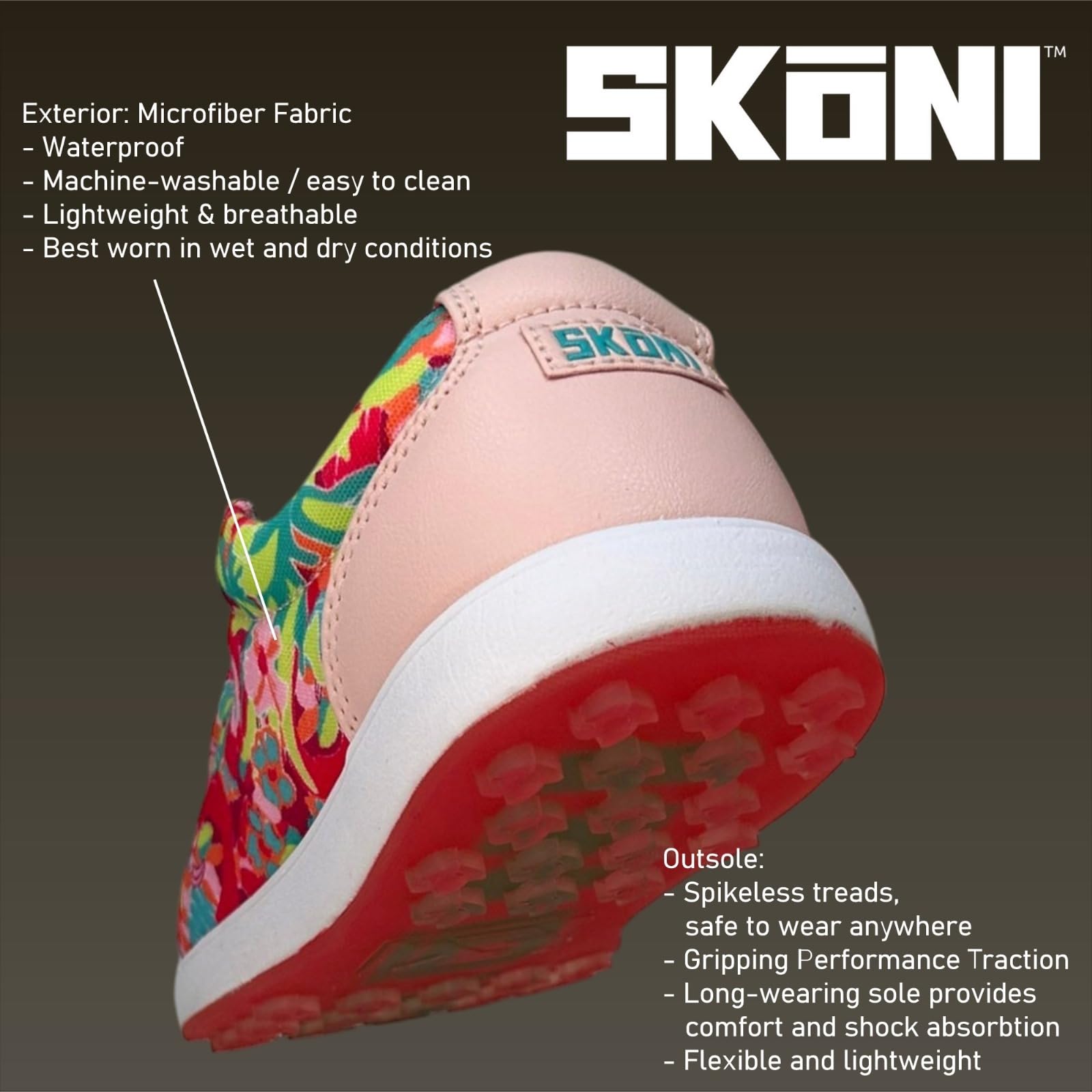SKONI Damen G2 wasserdichter Golfschuh
