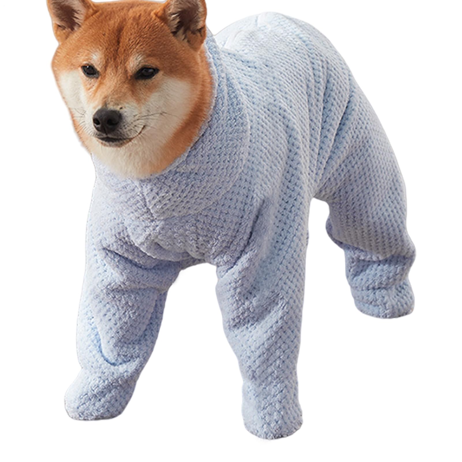 Absorbent Dog Robe, Fast Drying Absorbent Pets Bath Towel, Plush Dog Towels Bath Robe With Legs, Dogs Bathrobe Towel, Fully Wrapped Design, Soft And Cozy Coral Fleece Fabric, Pet Supplies