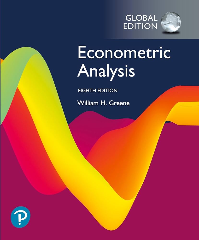 Econometric Analysis 第8版 William Greene Econometric Analysis: 9780134461366: Economics Books
