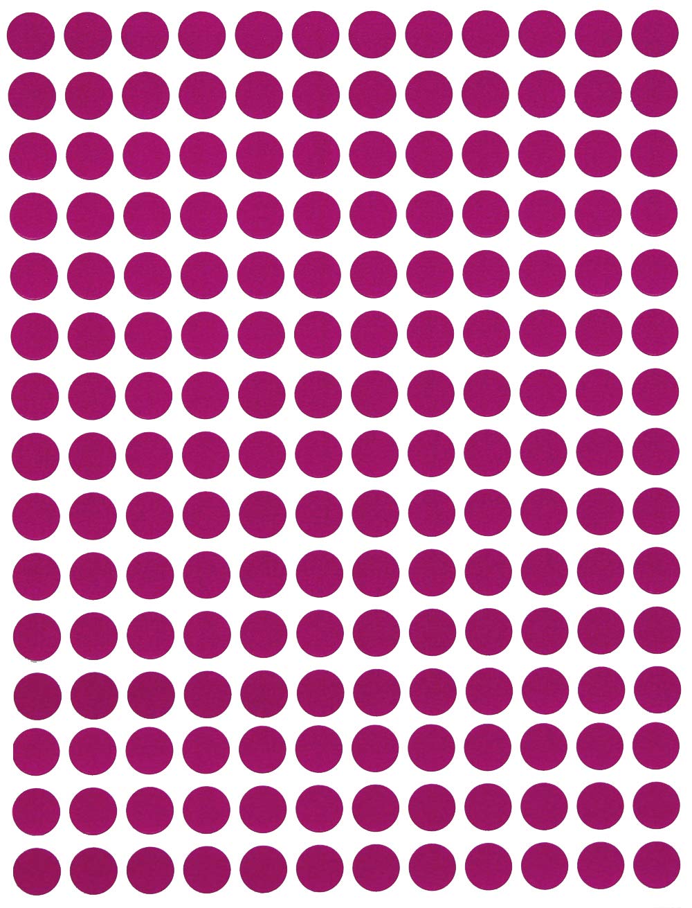 Royal Green Dot Sticker ¼” inch 8mm (5/16) Colored Labels in Purple - 9000 Pack