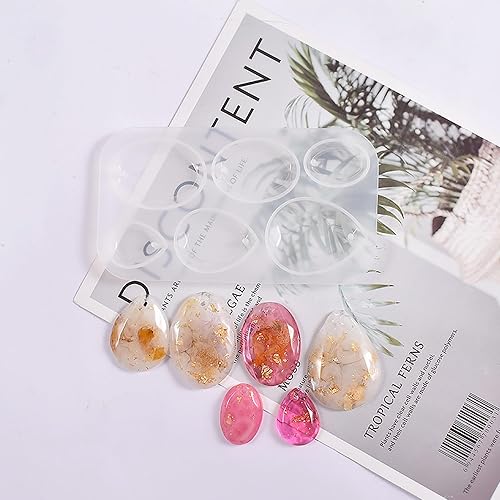 Miniatura 7 de Attuslla Moldes de joyería de resina, moldes de joyería para fundición de resina, moldes de joyería moldes colgantes con cuerda de cera negra y