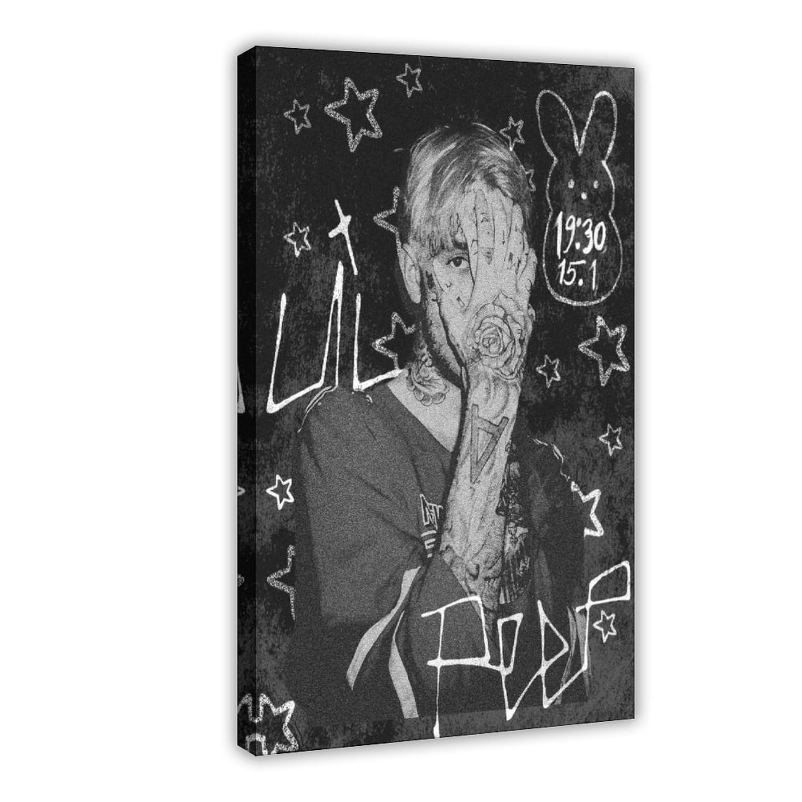 SAOGVDC Rapper Lil Peep Poster (24) Canvas Poster for Dorm Room Decor Gift