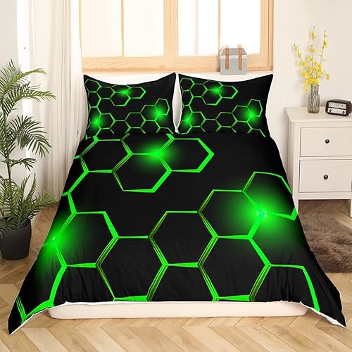 Juego de ropa de cama de panal para niños, juegos de deportes sobre hielo, funda de edredón para niños, adolescentes, decoración de dormitorio,