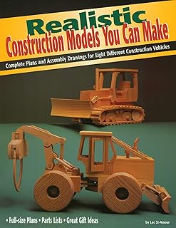 Realistic Construction Models You Can Make: Complete Plans and Assembly Drawings for Eight Different Construction Vehicles