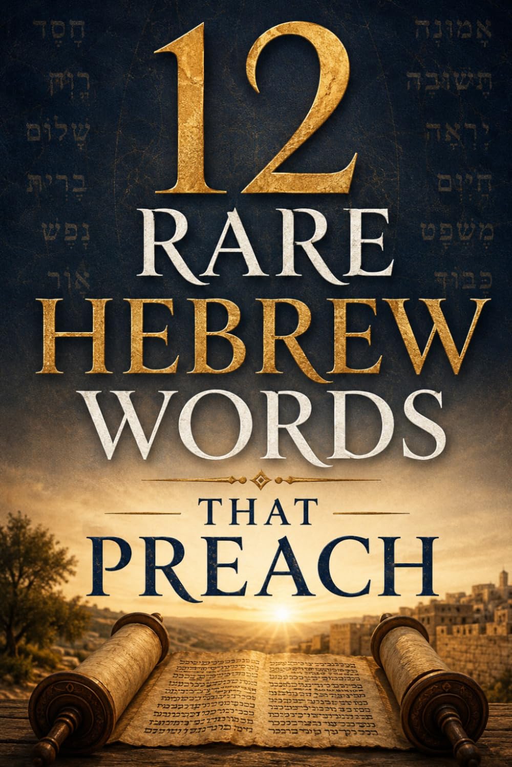12 RARE HEBREW WORDS THAT PREACH: 12 Complete Sermon Manuscripts with 12 Wednesday Night Companion Class Teacher Guides