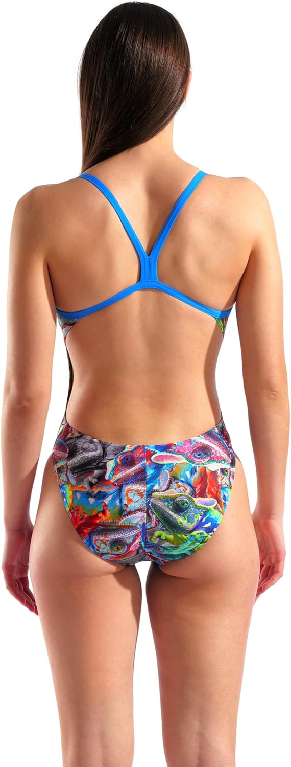 Arena Womens Arena Performance Women's Iguanas Challenge Back Swimsuit Sports Bathing Suit - Image 2