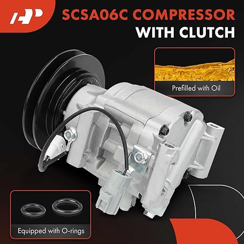 Miniatura 3 de A-Premium Compresor de aire acondicionado con embrague compatible con tractor John Deere