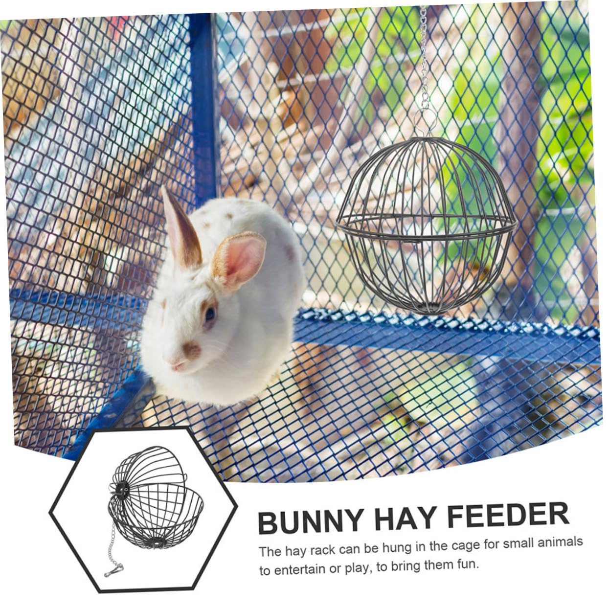 Milisten 4stücke Heuball Futterspender Für Kaninchen Und Nagetiere Hängendes Grasspielzeug Für Hamster Meerschweinchen Chinchillas Und Andere Kleintiere Robuste Konstruktion Für