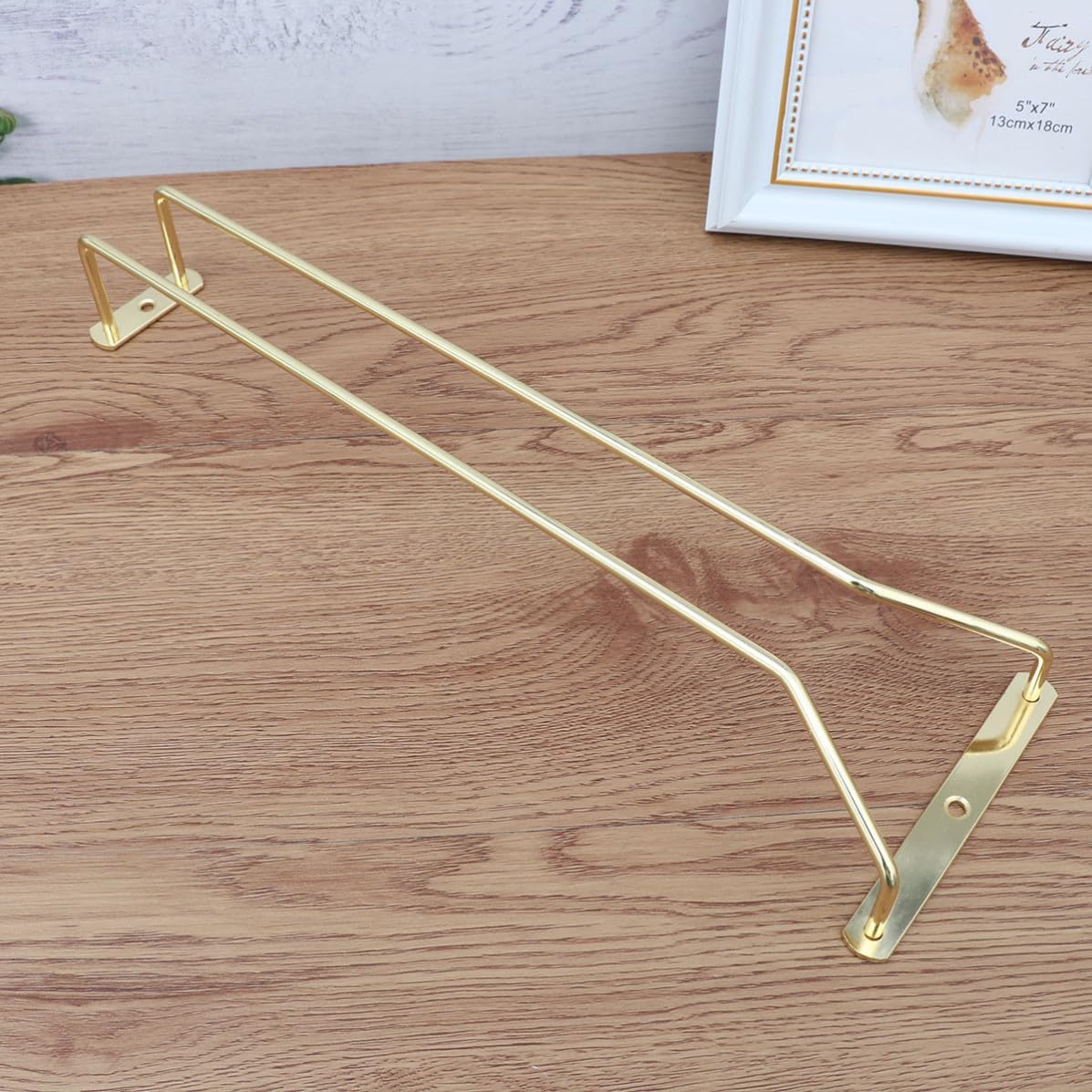 Cabinet Stemware Rack for Kitchen Iron Wine Glass Holder