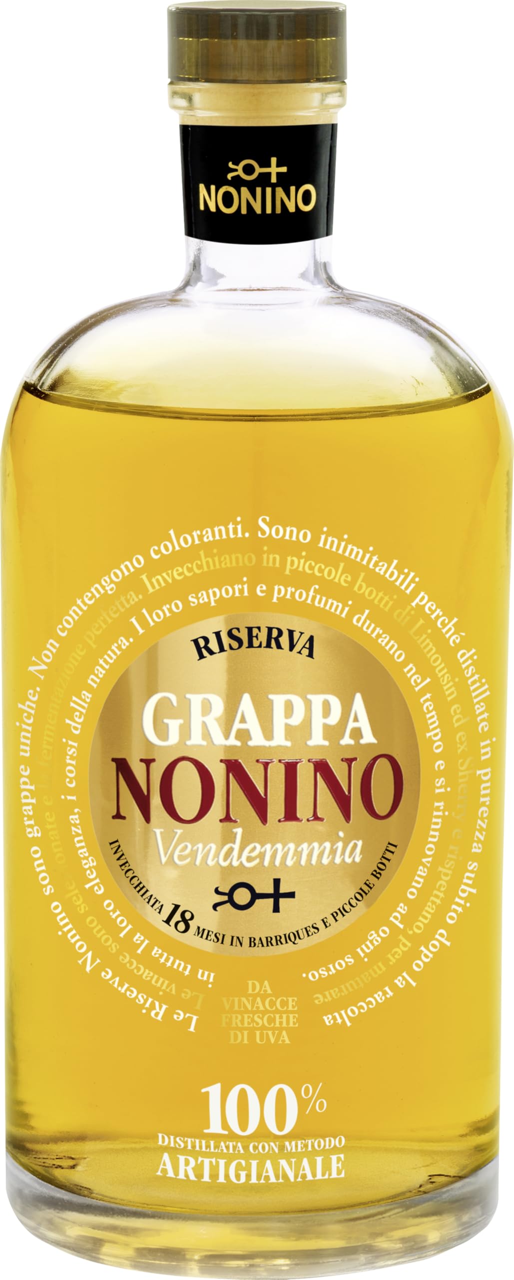 Nonino Grappa Vendemmia Riserva 41% vol (1 x 0.5 l)