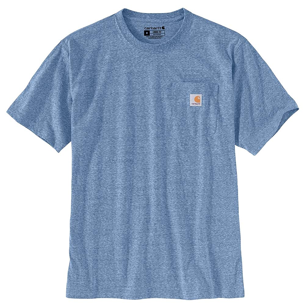 Carhartt Mens Loose Fit Heavyweight Short-Sleeve Pocket T-Shirt (Also Available in Big & Tall) CloseoutWork Utility T-Shirt — view 77