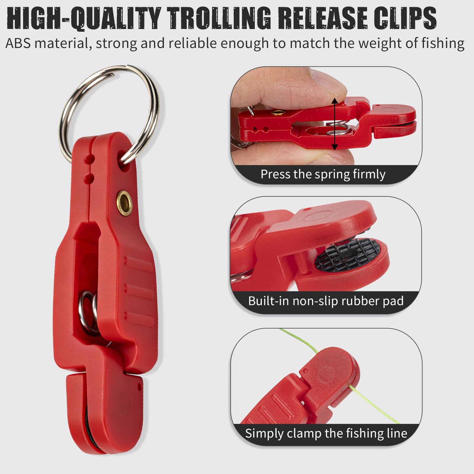 THKFISH Pesca Pesi Sinkers, Ottone Trolling Banana Sinker, Nero Argento, Spinning