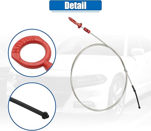 Miniatura 5 de uxcell Barra de medición de nivel de aceite del motor para Volkswagen Routan 2009-2011 para Chrysler 200 2011-2014 para Chrysler 300 2005-2013