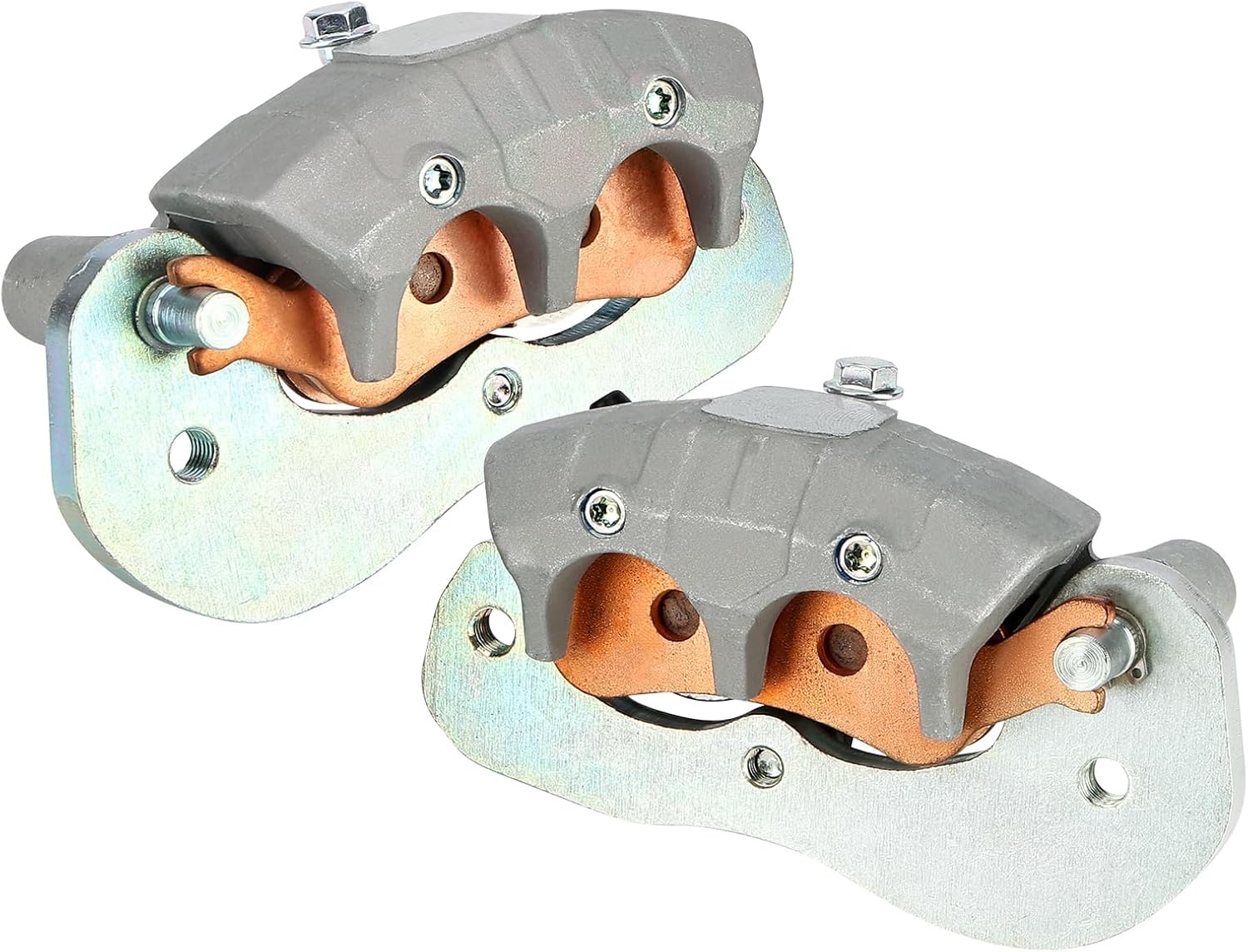 Rear Brake Calipers & Sintered Pads for Maverick X3 Turbo 2017-2022, MPN# 705601514 705601515 705601891 705601892