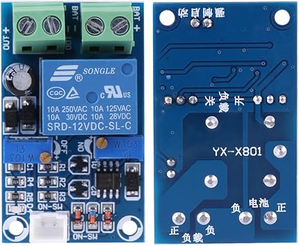 Marhynchus Undervoltage Board Low Voltage Cutoff 12V Low Voltage Auto Cut Off Switch Recovery Battery Module Low Voltage Cutoff
