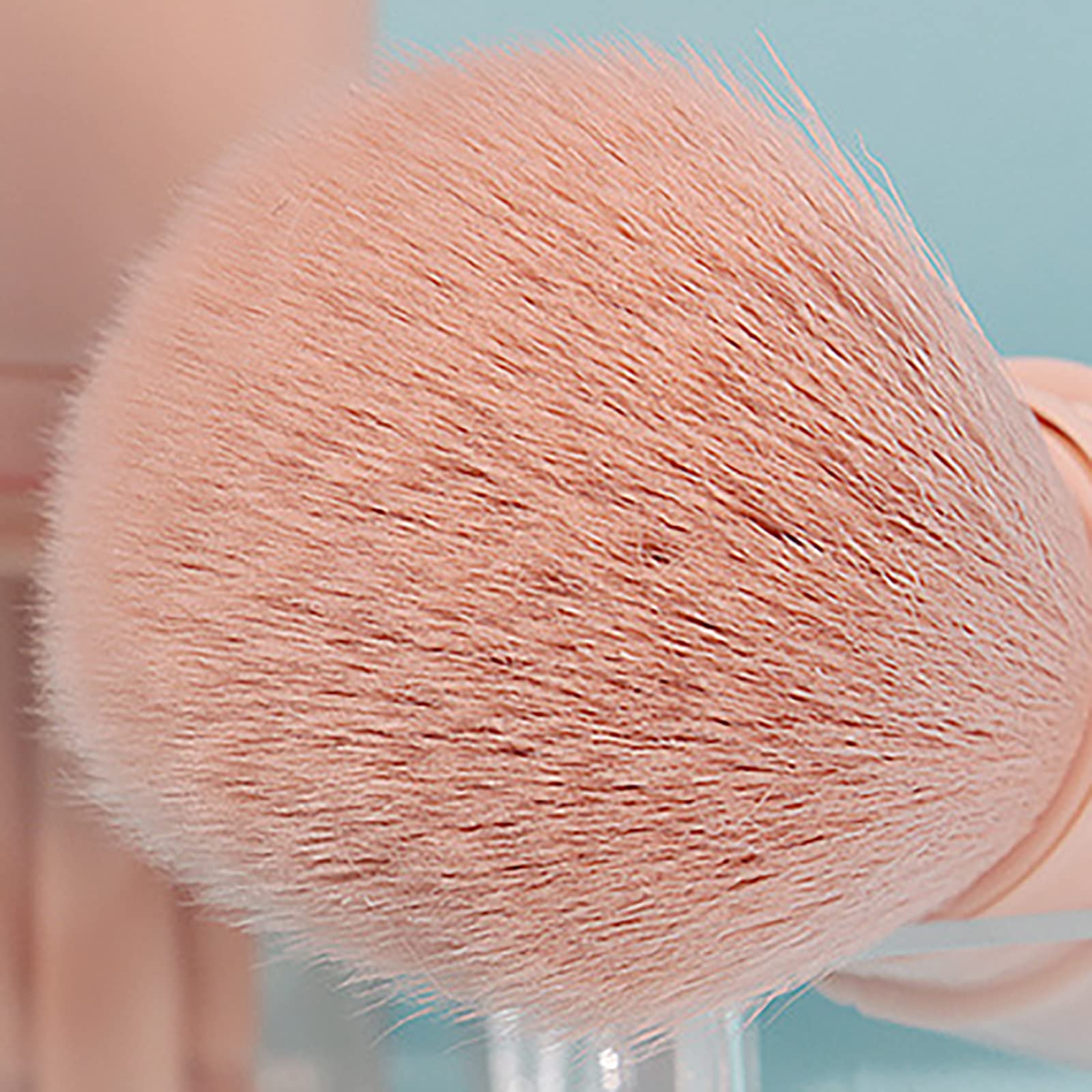 Pennello per Il Trucco, 4 in 1 Pennello Portatile da Viaggio Retrattile per Viso, Fard, Correttore, Ombretto Pennello per Fondotinta Cosmetici di Bellezza
