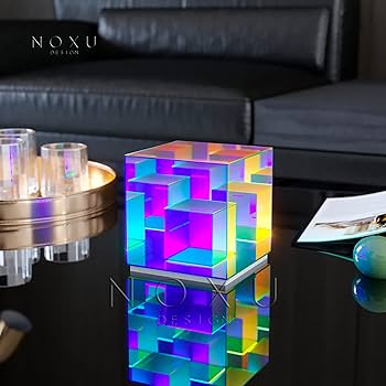 NOXU DESIGN Musūcube Desk Lamp Dichroic Décor Infinite